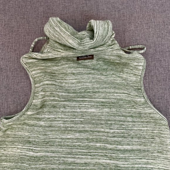 Matilda‎ Jane Women's Green Vest Jacket XS 50% Cotton 50% Polyester Button Down - Picture 10 of 11